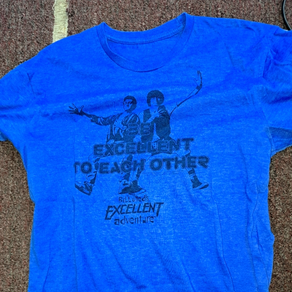 BILL & TED T-SHIRT MENS MEDIUM